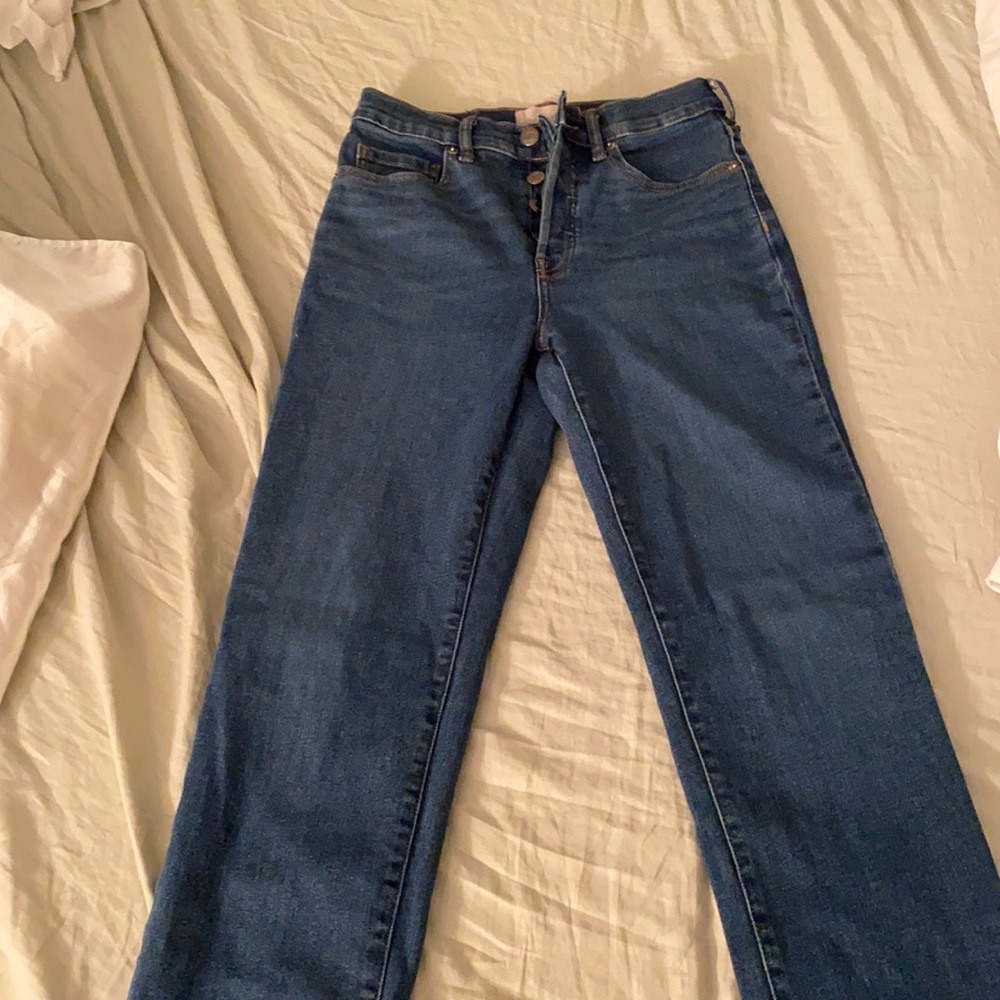 Everlane Straight High Waist Jeans